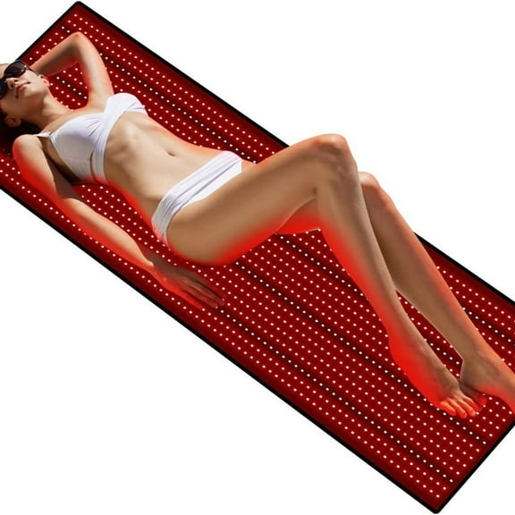 Red -Light -Therapy-Pad for Body, 1260-Red- Light -Therapy -Blanket, Red Near Infrared 660nm/850nm Full Body Pad, -Infrared- Light- Therapy- Large- Pads for Body for Pain Relief, Improved Sleep