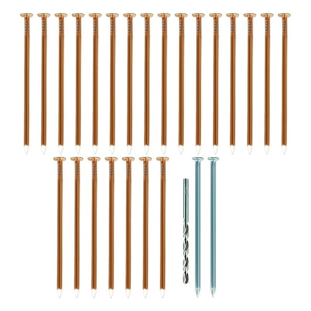 Copper Nails to Killing Trees,3.5 Inch Pure Copper Nails Bulk,Stump Removal Spikes Hardware Nails for Trees