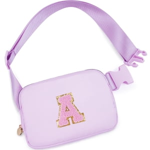 DAKIMOE Personalized Fanny Pack with Letter Initial