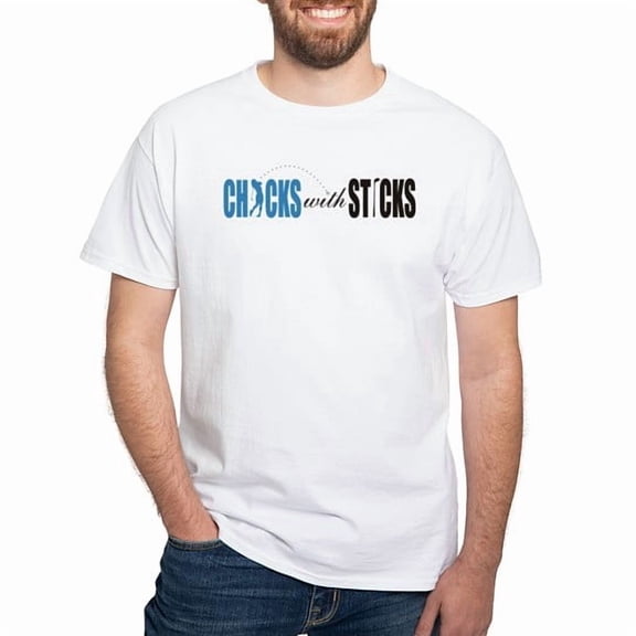 CafePress - CWS Blue White T Shirt - Men's Classic Cotton T-Shirts