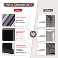 thumbnail image 4 of Allesin zen Blackout Roller Shades for Windows (Black,20"W x 72"H), 4 of 9