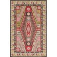 thumbnail image 1 of Unique Loom Tapis de Bordure Géométrique Sedona 5' x 8' Rectangle Multi/Beige, 1 of 6
