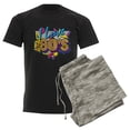 thumbnail image 6 of CafePress - I Love The 80S Men's Dark Pajamas - Men's Dark Loose Fit Cotton Pajama Set, 6 of 7