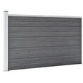 thumbnail image 2 of vidaXL Garden Fence WPC 68.9"x41.3" Gray, 2 of 9