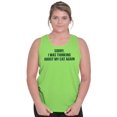 thumbnail image 3 of Thinking About My Cat Again Funny Tank Top T Shirts Men Women Brisco Brands S, 3 of 6