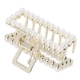 thumbnail image 2 of QIILU Hair Clip, Faux Pearl Claw Clip Decorative Compact Portable For Home Travel For Face Washing For Party Dating, 2 of 8