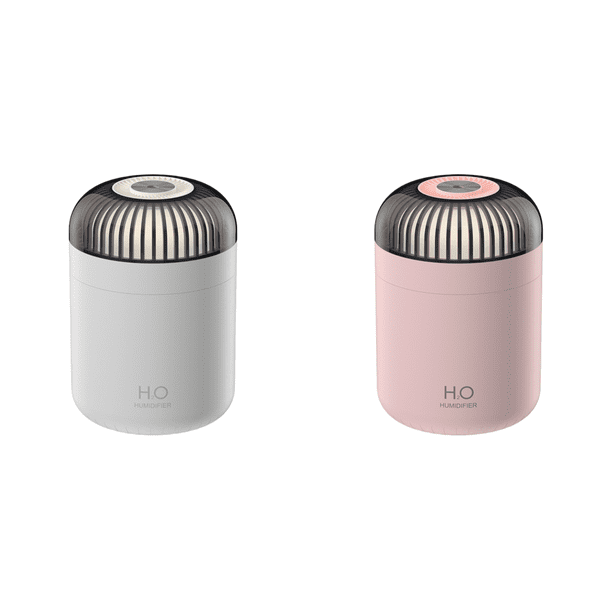 Humidificador Niebla Fría 500 Ml Con Nocturna Escritorio () Blanco