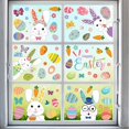 thumbnail image 5 of Decoración de ventana de Pascua, 9 calcomanías de ventana de Feliz Pascua, linda decoración festiva de huevo de conejito de Pascua, perfecta para suministros de fiesta (regalos), 5 of 5