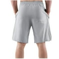 thumbnail image 3 of jjayotai Men's Shorts for Summer Men's Solid Color Casual Drawstring Elastic Sweat Running Fitness Shorts, 3 of 4