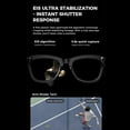 thumbnail image 3 of Lunettes Intelligentes pour Hommes, Traduction en Temps Réel AI, Appareil Photo Mains Libres pour Voyage, Sport, Extérieur, Lecture de Musique, Appels Téléphoniques, 3 of 7