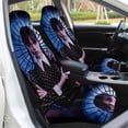 thumbnail image 5 of Wednesday Car Seat Covers Pattern Front Seat Protector Cover Full Universal Size Auto Accessories 2PCS, 5 of 6