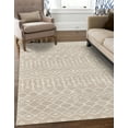 thumbnail image 4 of Unique Loom Moroccan Trellis Collection Area Rug - Mamounia (7' 10" x 11' Rectangle Beige/Ivory), 4 of 9