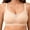 2# Beige, variant on SHARICCA Plus Size Womens Wireless Bra Comfort Full Coverage Seamless Jelly Bras
