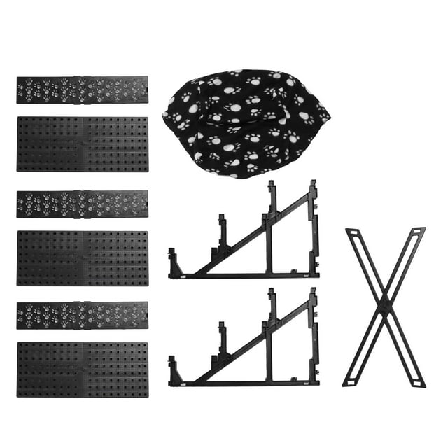 Pet Ladder, Portable Flannel Dog Climbing Ladder For Elderly Pets With Joint Pain For Small Dogs For Kittens