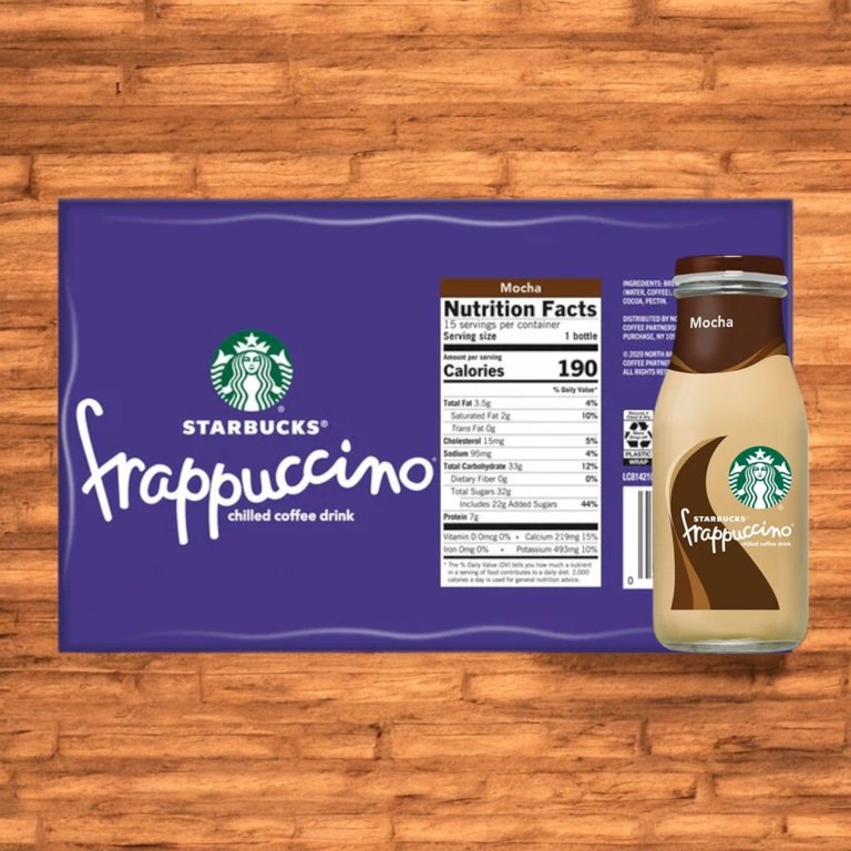 Starbucks Frappuccino Mocha Chilled Coffee Drink, 9.5 fl oz