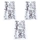 thumbnail image 2 of Never Give Up Wall Sticker PVC Motivational Wall Decal Wear Resistant 3Set Long Service Life for Kitchen ANGGREK Otros, 2 of 8
