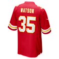 thumbnail image 3 of Men's Nike Jaylen Watson Red Kansas City Chiefs Game Player Jersey, 3 of 4