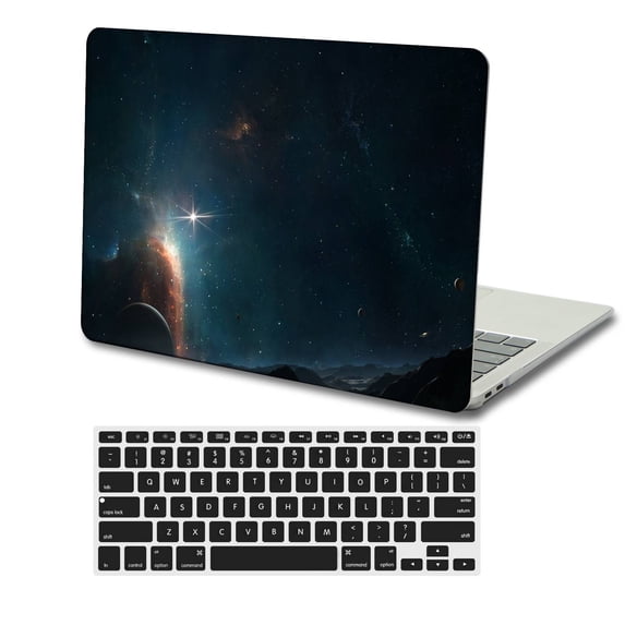 KSK KAISHEK Hard Shell Compatible MacBook Pro 15 inchs( Touch ID, 2016 - 2019) + Black Keyboard Cover Model A1707&A1990 Galaxy 139