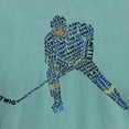 thumbnail image 3 of CafePress - Hockey Player Typography Men's Comfort Colors® T S - Mens Comfort Colors Shirt, 3 of 5