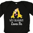 thumbnail image 4 of Inktastic Grammy Loves Me Giraffe Boys or Girls Long Sleeve Baby Bodysuit, 4 of 5