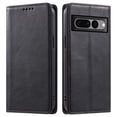 thumbnail image 2 of Nalacover for Google Pixel 7 Pro Wallet Case, Vintage PU Leather Book Folding Folio Case with Credit Card Slots Hidden Magnetic Closure Flip Kickstand Shockproof Slim Phone Case,Black, 2 of 8