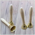 thumbnail image 2 of 4Pcs Christmas Handheld Bell Wooden Handle Jingle Bell Set, 2 of 5