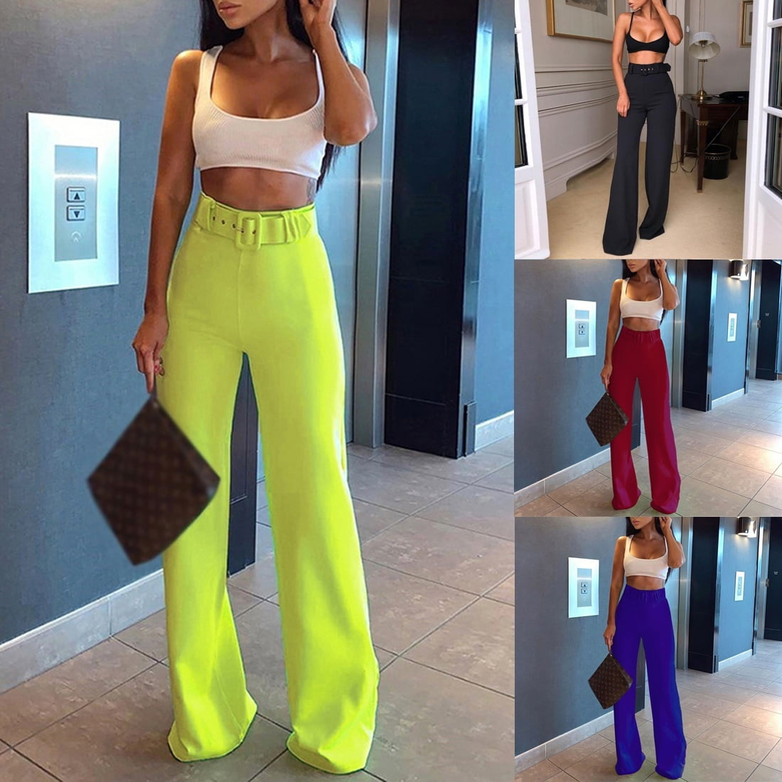 palazzo high waist pants