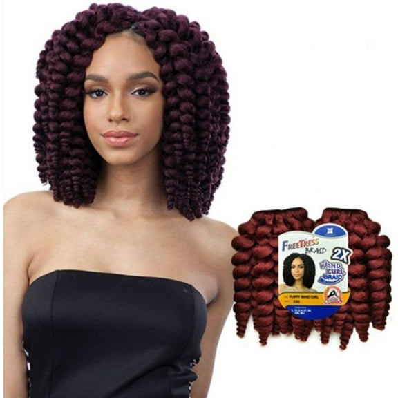 FreeTress Synthetic Hair Crochet Braids Fluffy Wand Curl