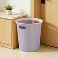 thumbnail image 4 of Large Capacity Household Garbage Can, Plastic Wastepaper Basket for Bathroom Kitchen Living Room Bedroom Home Trash Disposal Organizer, 4 of 6