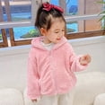 thumbnail image 4 of Vedolay Blazer jacket Toddler Girl's Sequin Zipper Coat Jacket Character Print Long Sleeves Outwear,Pink 4-5 Years, 4 of 5