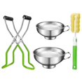 thumbnail image 1 of 1 Set Premium Canning Kit Durable Healthy Canning Funnel Jar Lifter Brush Set, 1 of 5