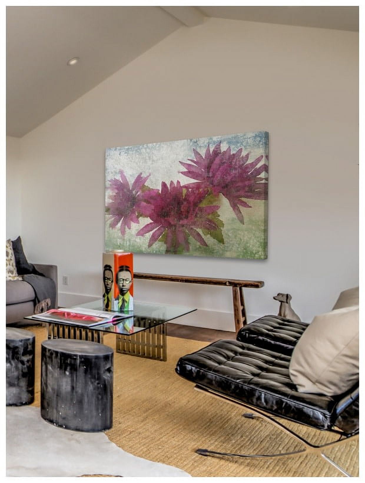 "Watercolor Garden 3" Painting Print on Wrapped Canvas