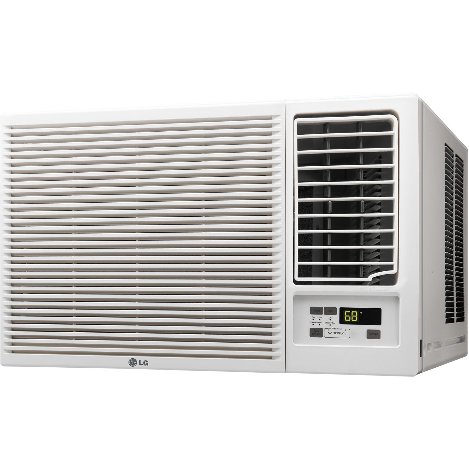 LG 7,500 BTU 115V Window-Mounted Air Conditioner with 3,850 BTU Supplemental Heat Function - image 5 of 11