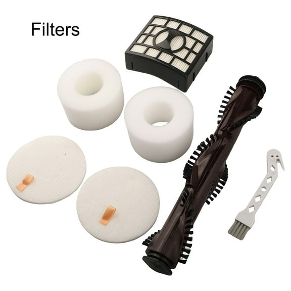 Wuweikeji Vacuum Roller Brush Filter Attachment Set for Shark NV680 NV681 NV682 NV683, 7-Piece Replacement Kit with Cleaning Brush, Compatible with XHF680 XFF680
