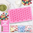 thumbnail image 3 of Heart Shaped Cake Pan Silicone Heart Mold for Making 56-Cavity Valentine Molds for Chocolate Jelly-Brown 4 Packs, 3 of 7