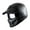 Matt Black, variant on 1Storm Motorcycle Full Face Helmet Open Face Helmet with Smoked Shield (Detachable Visor & Face Mask): HKY881S-E Matt Black