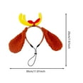 thumbnail image 2 of Hoosue Dog Reindeer Antlers Headband, Dog Christmas Antlers for Medium Large Dogs Fluffy Elastic Pet , Adjustable Deer Antlers for Dogs & Cats Halloween Christmas Party Birthday (C), 2 of 6