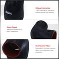 thumbnail image 2 of JDM Sport Universal for Forced Induction Cars 4" To 3.5" 90 Degree Elbow Silicone Reducer Coupler Hose Tube (Black/Red) - Turbo Intercooler Pipe Piping Intake Upgrade, 2 of 5