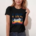 thumbnail image 1 of EGNMCR T-shirt Imprimé à Manches Courtes pour Enfants Col Rond Manches Courtes Décontracté Polyvalent pour Filles Haut en polyester, 1 of 5