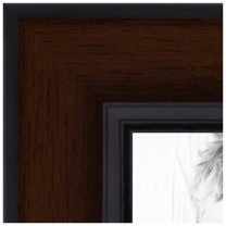 ArtToFrames 8x23 inch Windsor Mahogany Picture Frame, Brown MDF Poster Frame (4684)