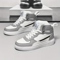 thumbnail image 4 of Men’s High Top Skateboarding Sneakers Cushioned Non-Slip Casual Streetwear Shoes with Thick Sole for Daily Walking Sports Travel and Trendy Urban Style, 4 of 9