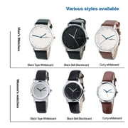 Inverted Watch, Reverse Watch, Counter-Clockwise Watch, Hands Rotate in Reverse - Watch Numerals Anticlockwise, Back Wrist Watch Counterclockwise Watch Men and Women Quartz