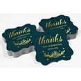 thumbnail image 4 of Inkdotpot Real Gold Foil Thanks For Celebrating With Me Birthday Tags Favor Bracket Shape Hang Pack Of 100 Paper Tags, 4 of 7