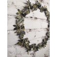 thumbnail image 2 of Metal Vintage Wreath Wall Art - Wall Decor - Door Wreath - Rustic Gold Finish, 2 of 4
