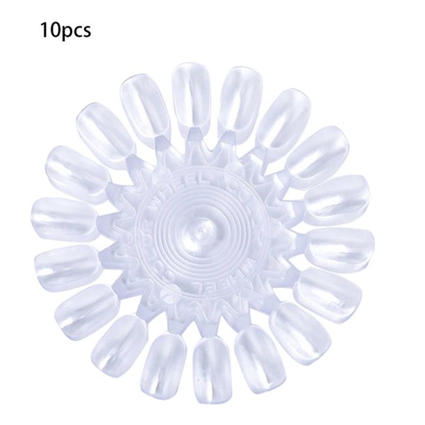 ABIDE 10pcs Nail Art Display Card False Nail Tips Display Practise