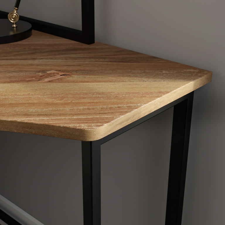 Sauder North Avenue Corner Desk with Hutch Sindoori Mango Finish Walmart