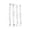 E, variant on Stainless Steel Jewelry Extender Chains – 18 Piece Suitable For Necklaces Bracelets And Anklets; Lengths: 1" 2" 3" 4" 5" 6" Initial Pendant Necklace Necklaces Real Thick Necklaces for Women Rosary