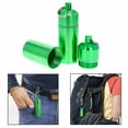 thumbnail image 2 of Key Chain ID Pill Holder Plastic Coated Interior O Ring Cap - 72 Pack (Assorted Colors), 2 of 10