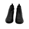 thumbnail image 2 of Sun + Stone Womens Cadee Faux Leather Zipper Ankle Boots, 2 of 7