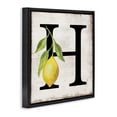 thumbnail image 3 of Stupell Industries French Country H with Lemon Letter Black Floating Frame Canvas Art, 18 x 18, by Creatif Belle, 3 of 8